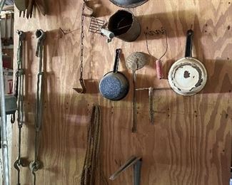 Antique implements & graniteware