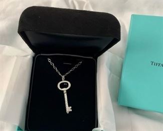 Tiffany and Co Key Necklace