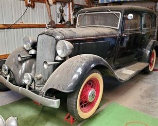 1933 Plymouth Sedan, VIN# 2176721, Mileage Showing On Odometer 15792