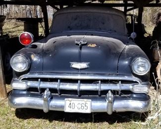 1954 Chevrolet Belair, VIN# 0506647F54Z, Mileage Showing On Odometer 33312