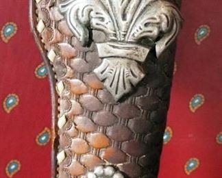 Leather Fire Arm Holsters, Qty 3