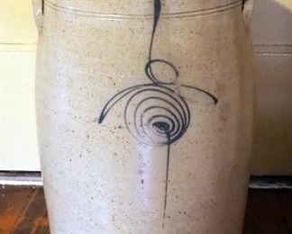 Butter Churn Crock, 17" Tall, 11" Wide