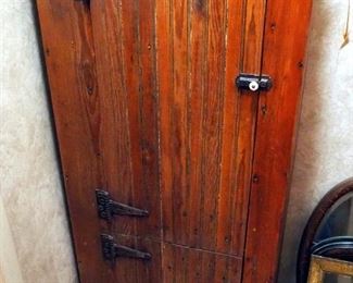 Antique 2 Door Dry Storage Cabinet, 54" x 25.5" x 13"