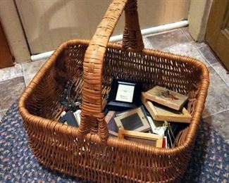 Picture Frames, Coasters, Plate Stands And More, Includes Wicker Basket