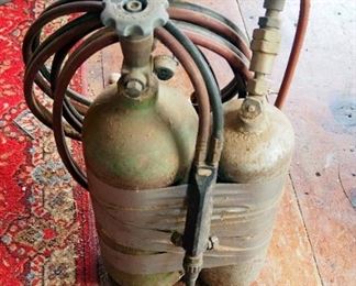 Oxygen Acetylene Welding Setup, Including Striker And Torch