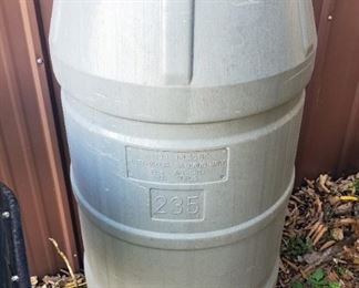 Polyvinyl Liquid Storage Container, 45" Tall x 20" Diameter