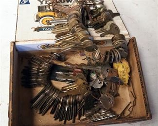 Assorted Keys, Contents Of Cigar Box