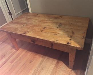 Pine coffee table