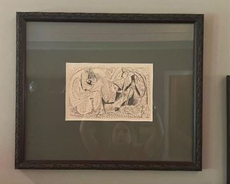 Picasso print-unsigned