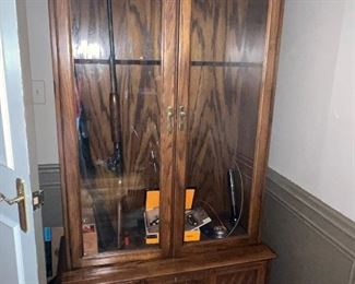 Vintage Oak gun cabinet