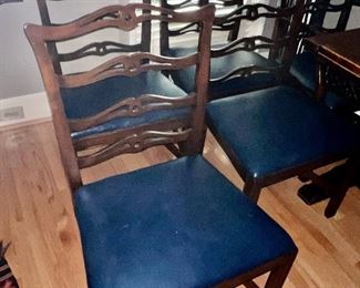 5 Vintage dining chairs