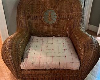 Vintage Ralph Lauren wicker chair