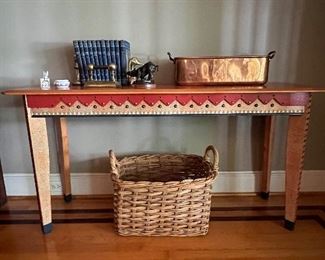 Hand crafted table by Texan artist-David Marsh