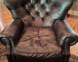 Pair of Restoration Hardware Churchill Recliners