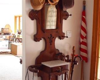 Victorian hall stand