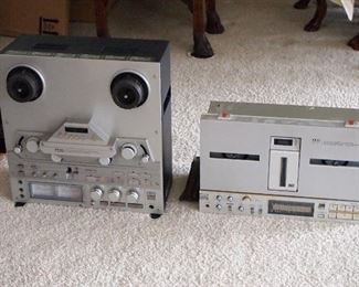 AKAI GX77 recorder ($350), TEAC X200r recorder ($850)