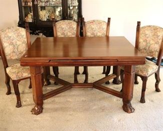 Walnut Table ($300) & chairs ($275)