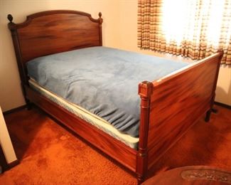 French Mahogany Bed ($250)