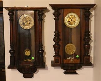 Antique Clocks $50 each
