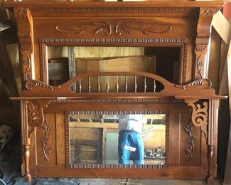 Cherry Fireplace Mantel $600