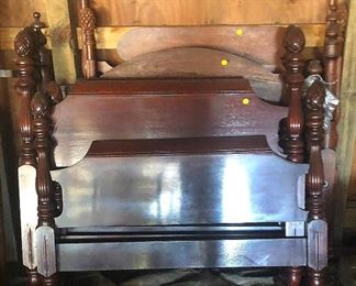 Mahogany Bedframes $25 pr
