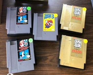 Nintendo Mario & Zelda video game cartridges $50-$100