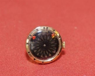 Swank cufflink watch