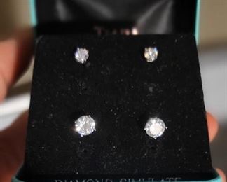 Cubic zirconia and silver