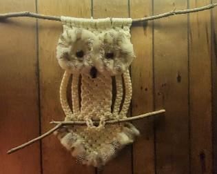 Macrame owl