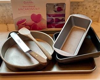 Lot of Baking Items including Macarons Kit