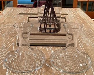 (2) Schott Zwiesel Decanters
