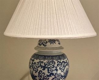 (2) Asian Inspired Lamps - 24"