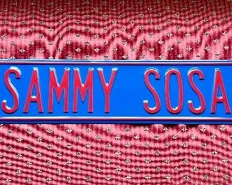 Sammy Sosa Street Sign - 36" x 6"  