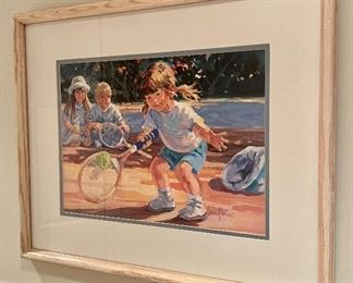 Tennis Print - 22.5" x 18.5"