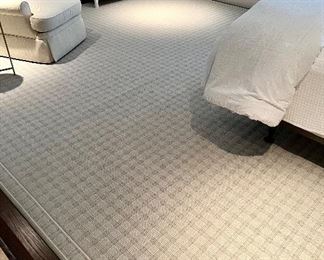 Wool Rug (sage & cream) - 13' x 16'7"