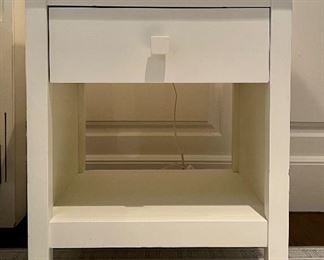 2) Nightstands with Cork Board & Plexiglass - 21"l x 19"w x 25"h