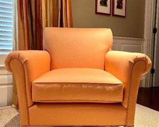 Orange Armchair - 30"l x 19"w x 33.5"h
