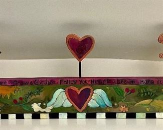 Whimsical Coat Rack - 36"l x 1"w x 12"h