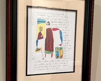 "Are we your children"...Brian Andreas Print - 13.5" x 16.5"