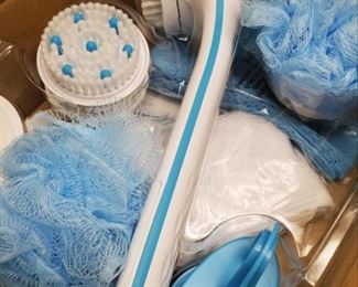 Shower Set with Massaging Brush