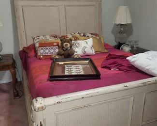 Distressed Queen Sized Bed