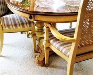 Shabby Chic Dining Table 6 Chairs