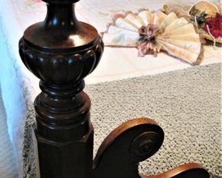 Elaborate Antique 4 Poster Queen Bed