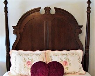Elaborate Antique 4 Poster Queen Bed
