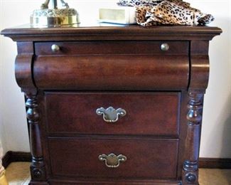Matching Antique Waterfall Side Table
