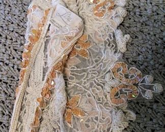 Vintage Beaded Head Scarve