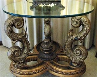 Matching Set of Elaborate Side Tables