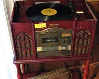 Vintage Memorex Radio - Record - Cassett Player