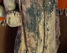 Very Early Carved Wooden Southern Hitching Post (As Is)