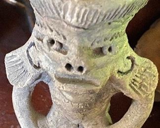 South American Clay Figures